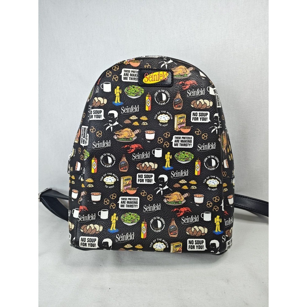 Funko Seinfeld Mini Backpack Vegan Leather PVC All‎ Over Print NWT Pop! Figures